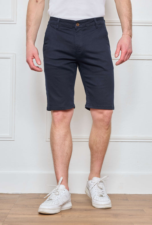 Short Chino Bleu Marine