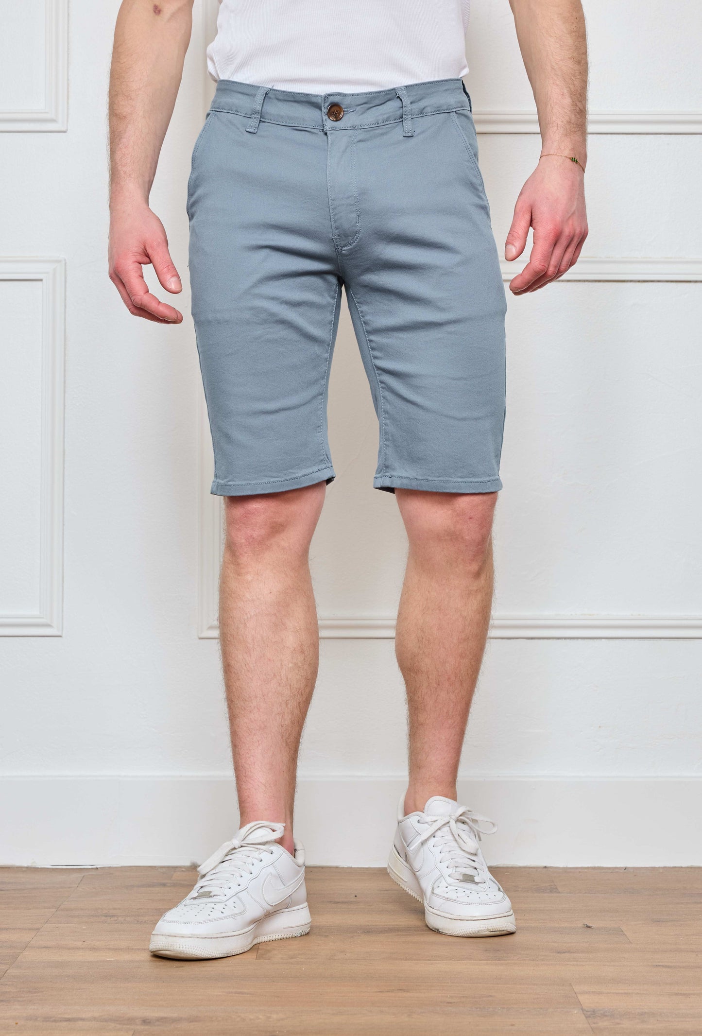 Short Chino Bleu