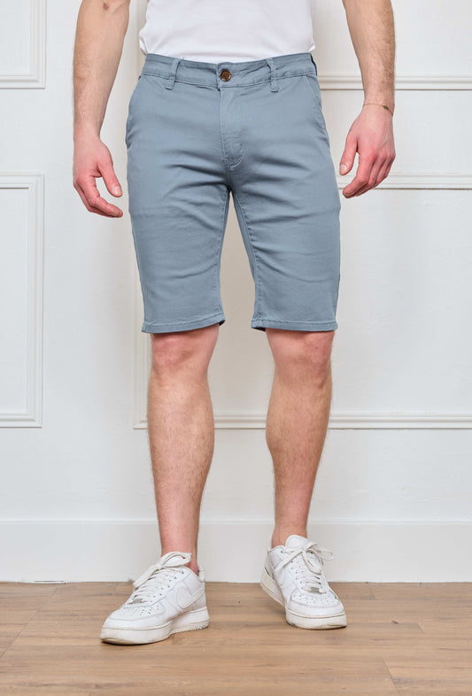Short Chino Bleu
