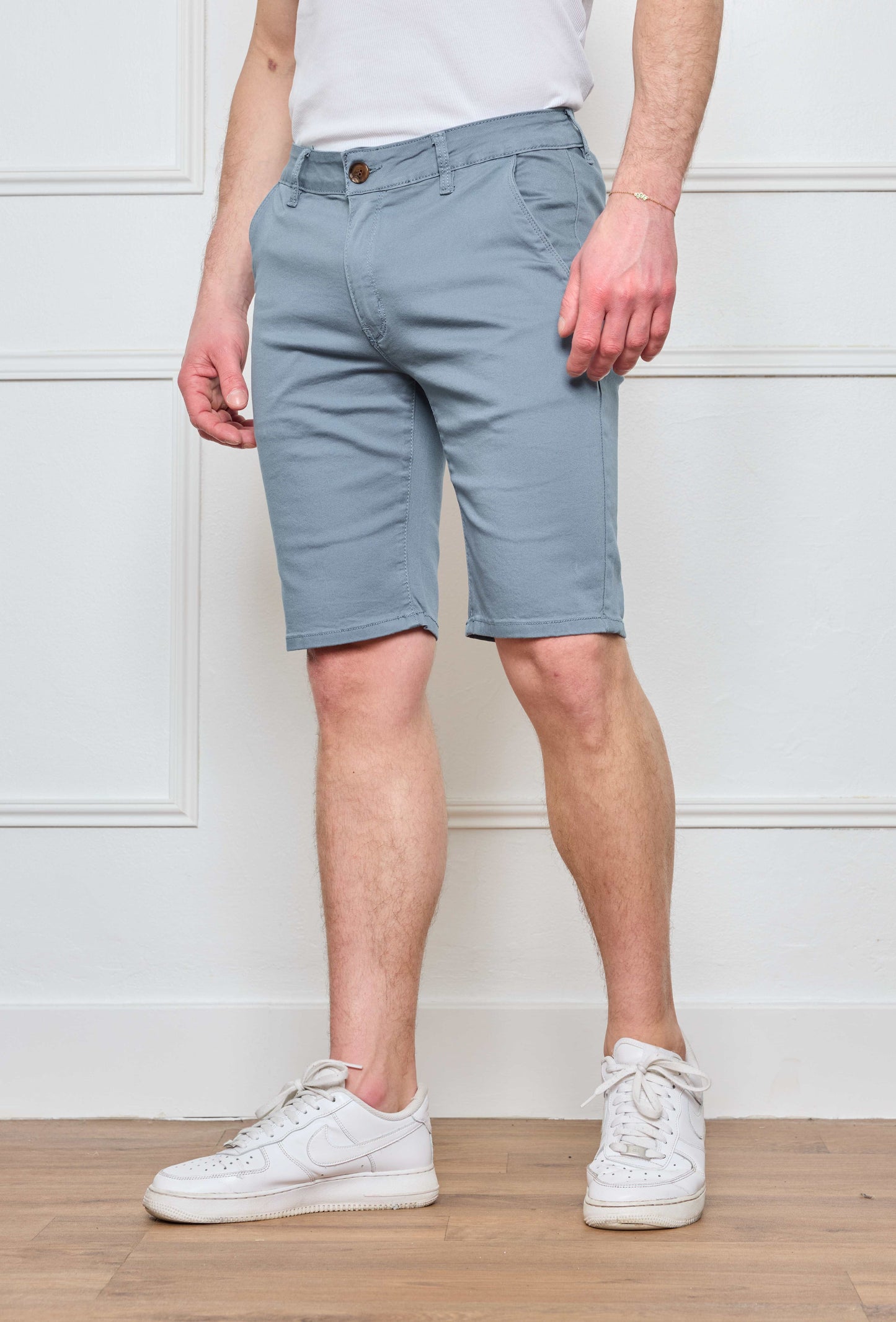 Short Chino Bleu