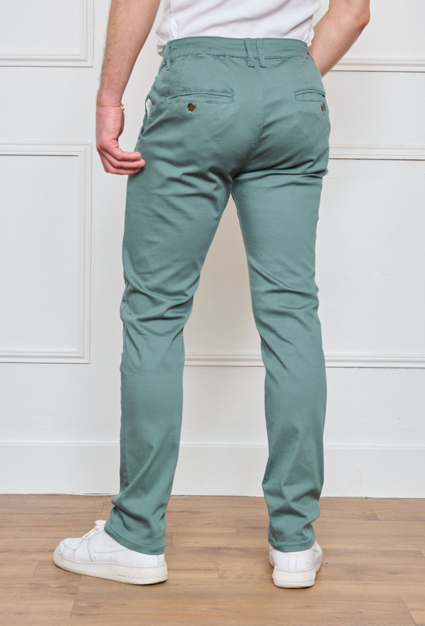 Pantalon Chino Vert Canard