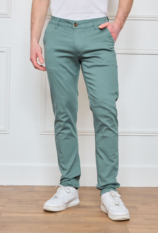 Pantalon Chino Vert Canard