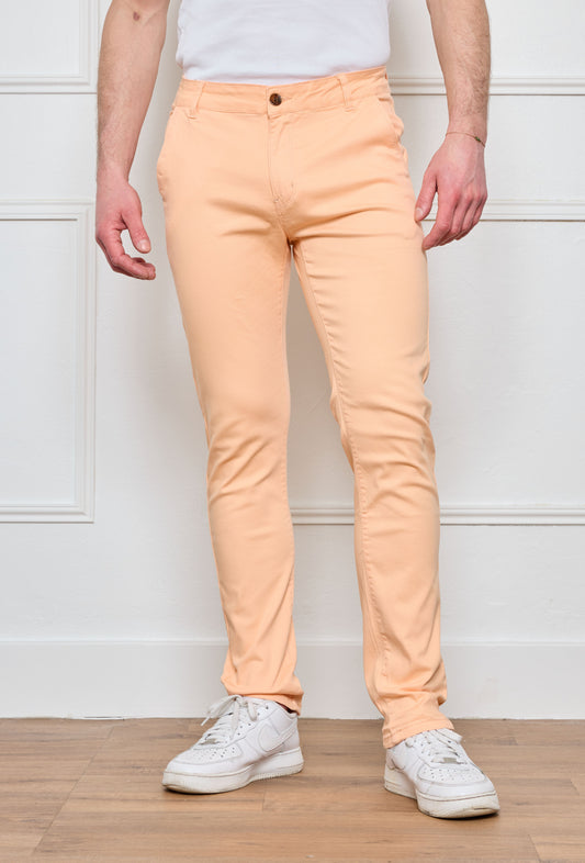 Pantalon Chino Abricot