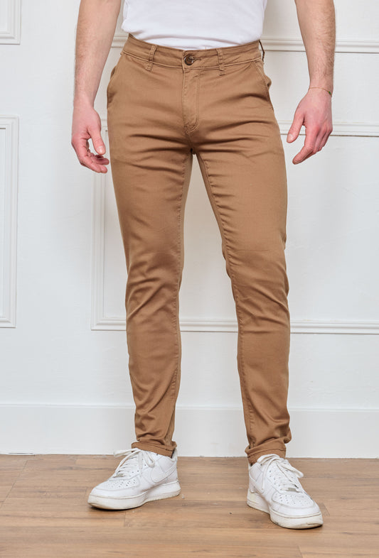 Pantalon Chino  Brun