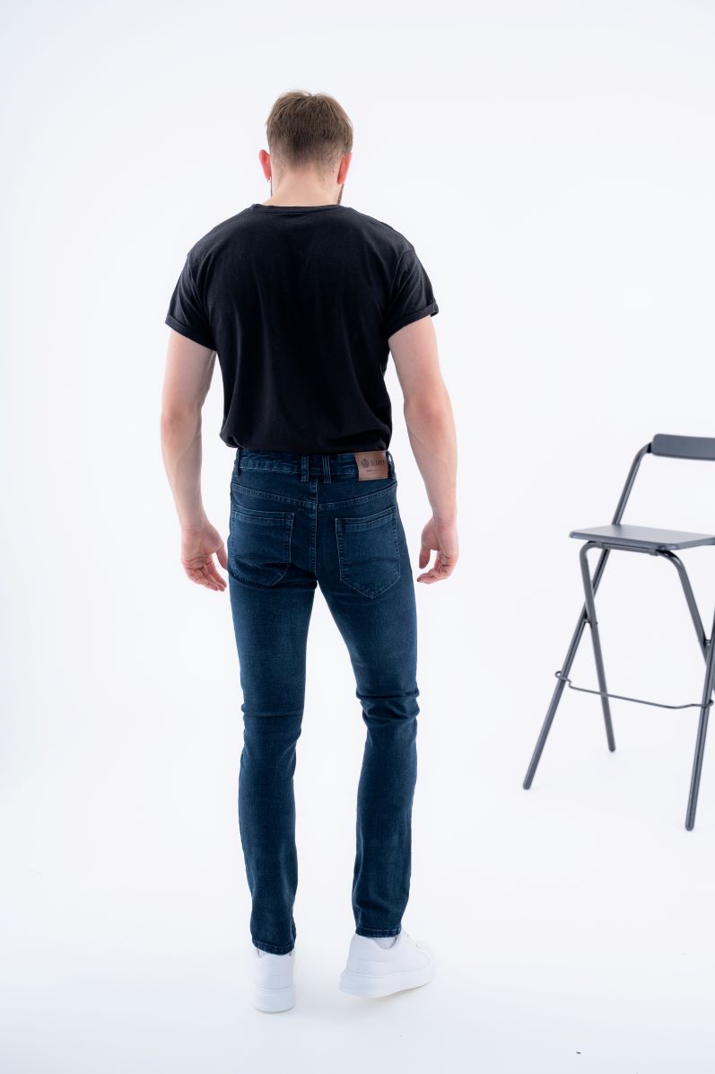 Jeans Homme Slim Bleu Brut