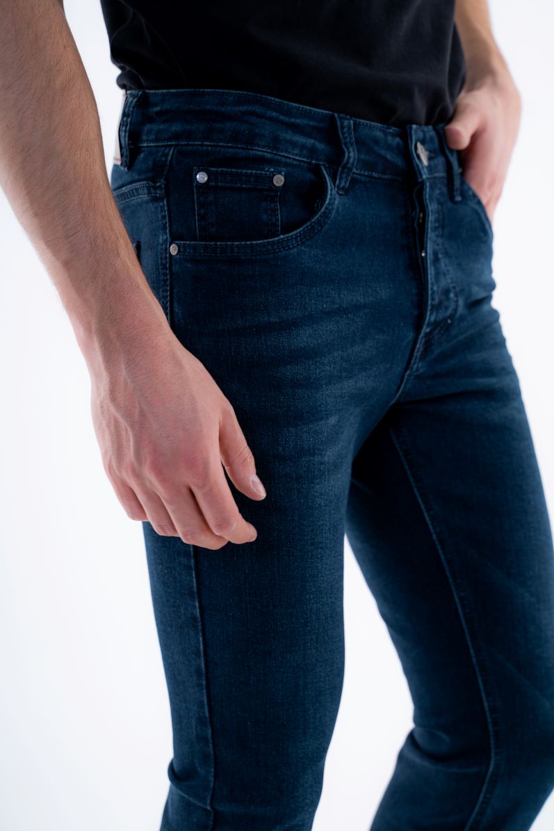Jeans Homme Slim Bleu Brut