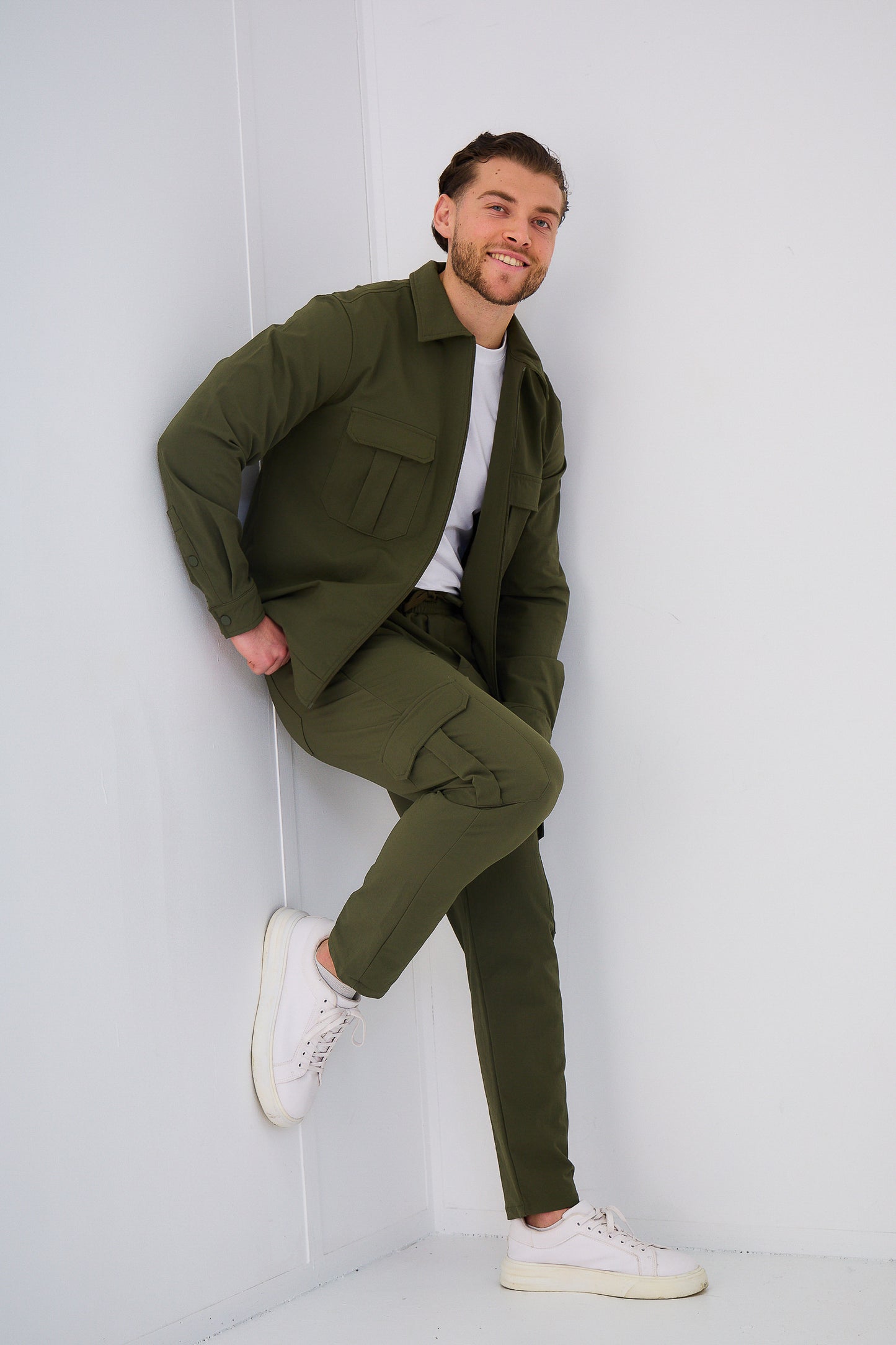 Ensemble Veste et Pantalon Cargo de Couleur