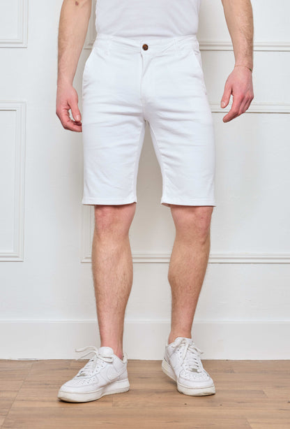 Short Chino Blanc