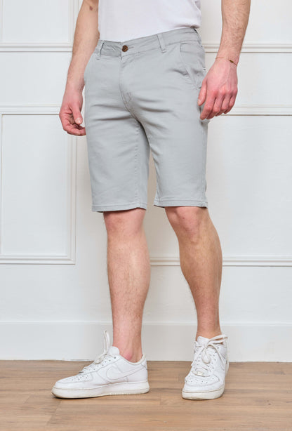 Short Chino Gris Perle