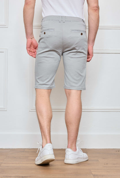 Short Chino Gris Perle