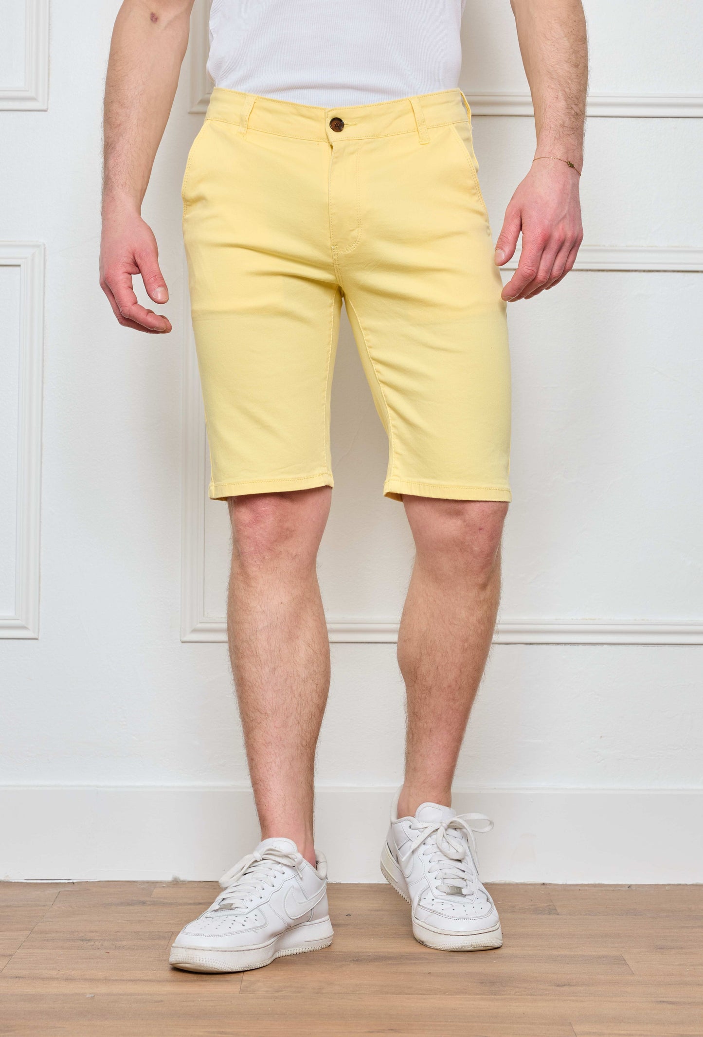 Short Chino Jaune Citron