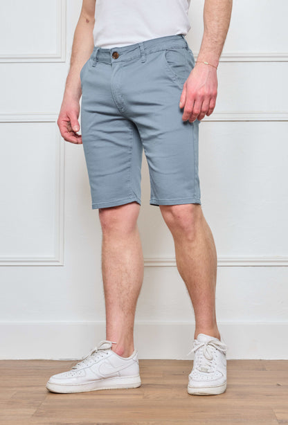 Short Chino Bleu