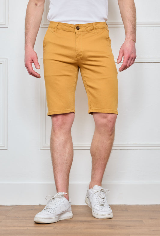 Short Chino Moutarde