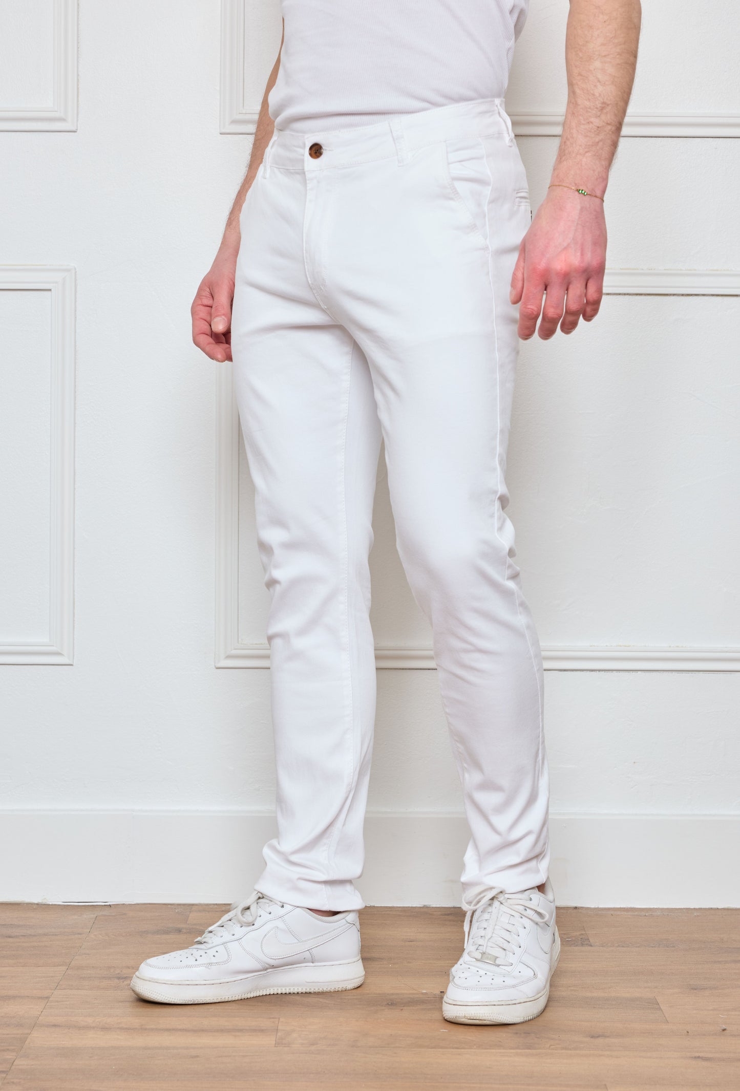 Pantalon Chino Blanc