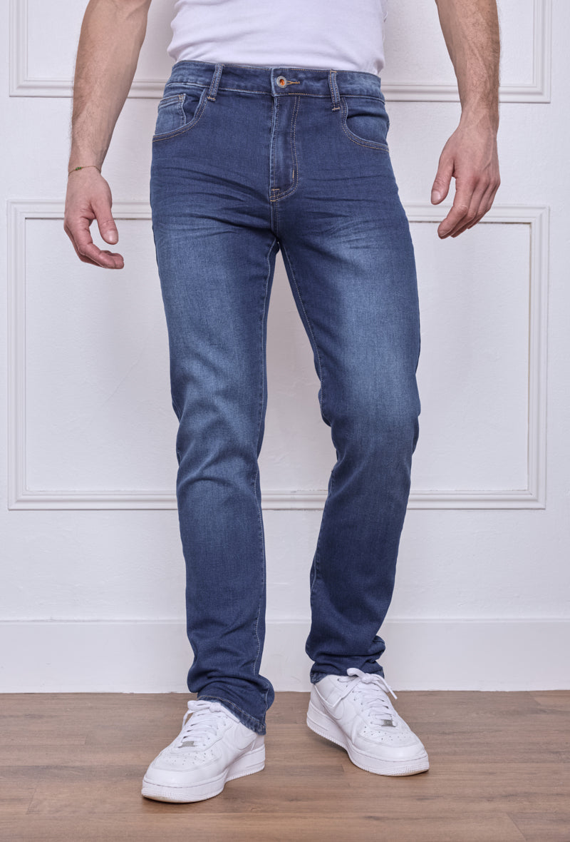Jeans Regular - Bleu Délavé M271