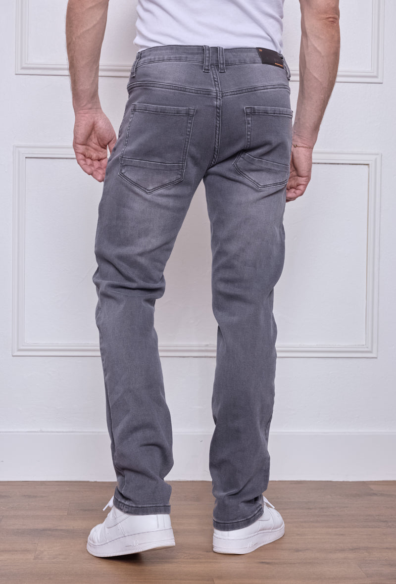 Jeans  Regular - Gris Délavé M273
