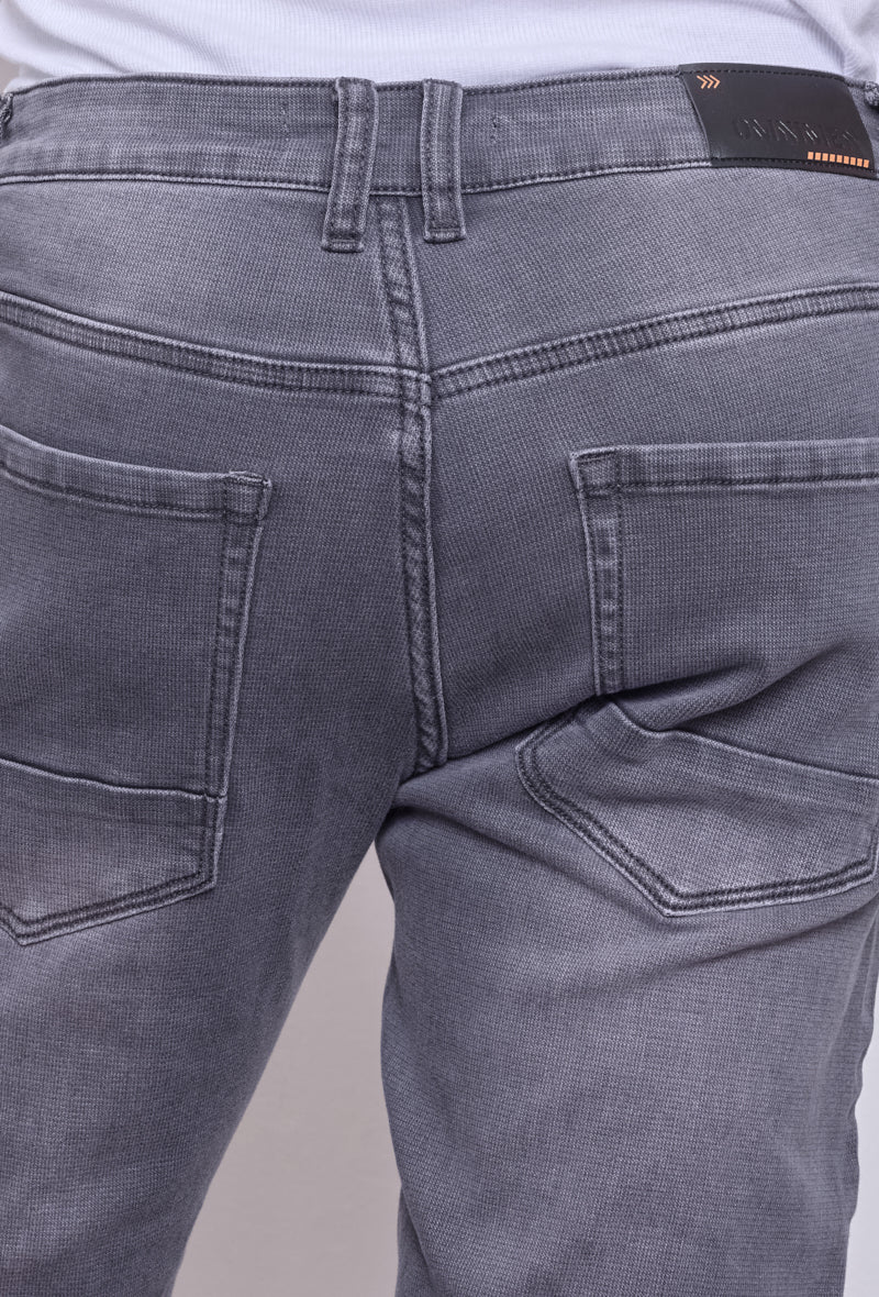 Jeans  Regular - Gris Délavé M273