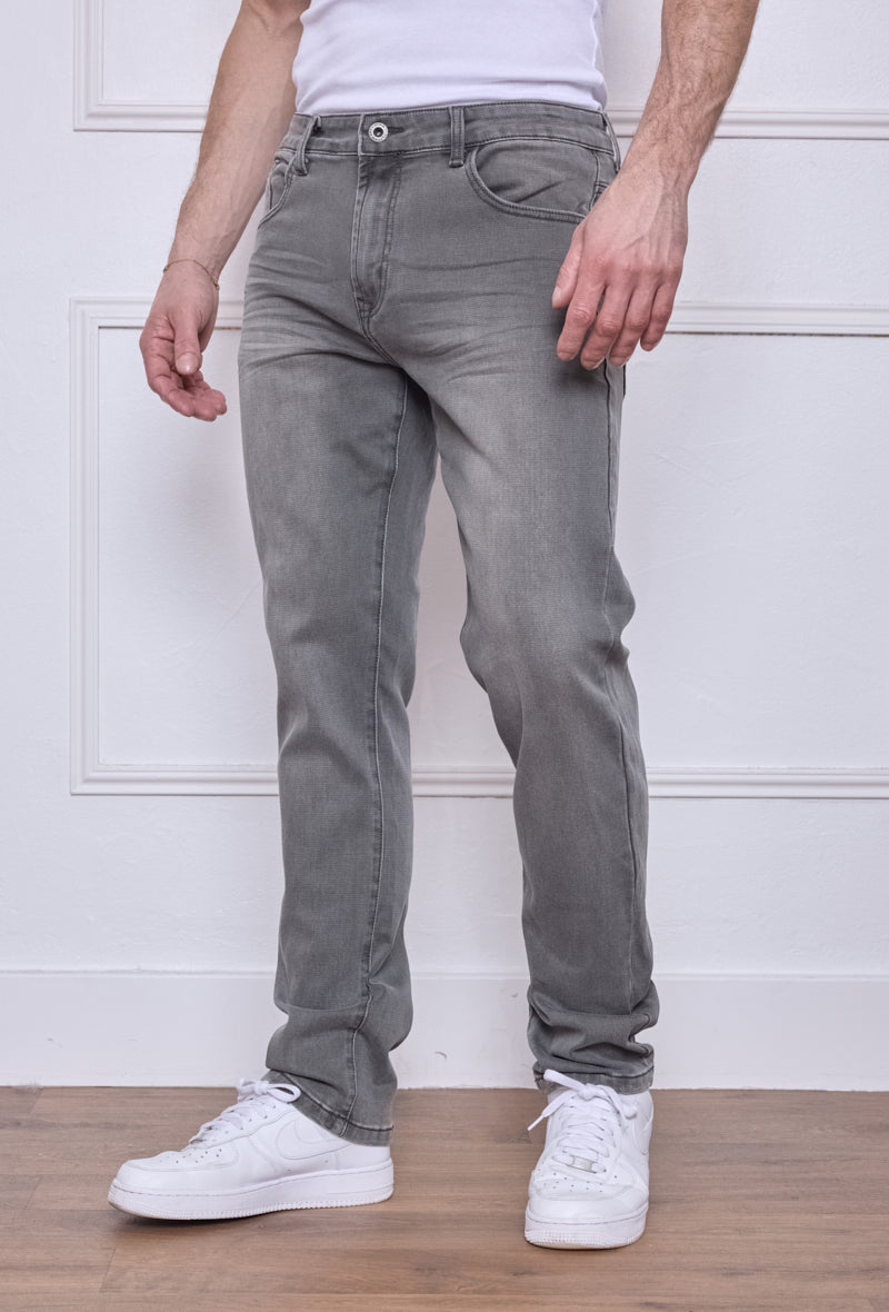 Jeans Régular - Kaki Stretch M276