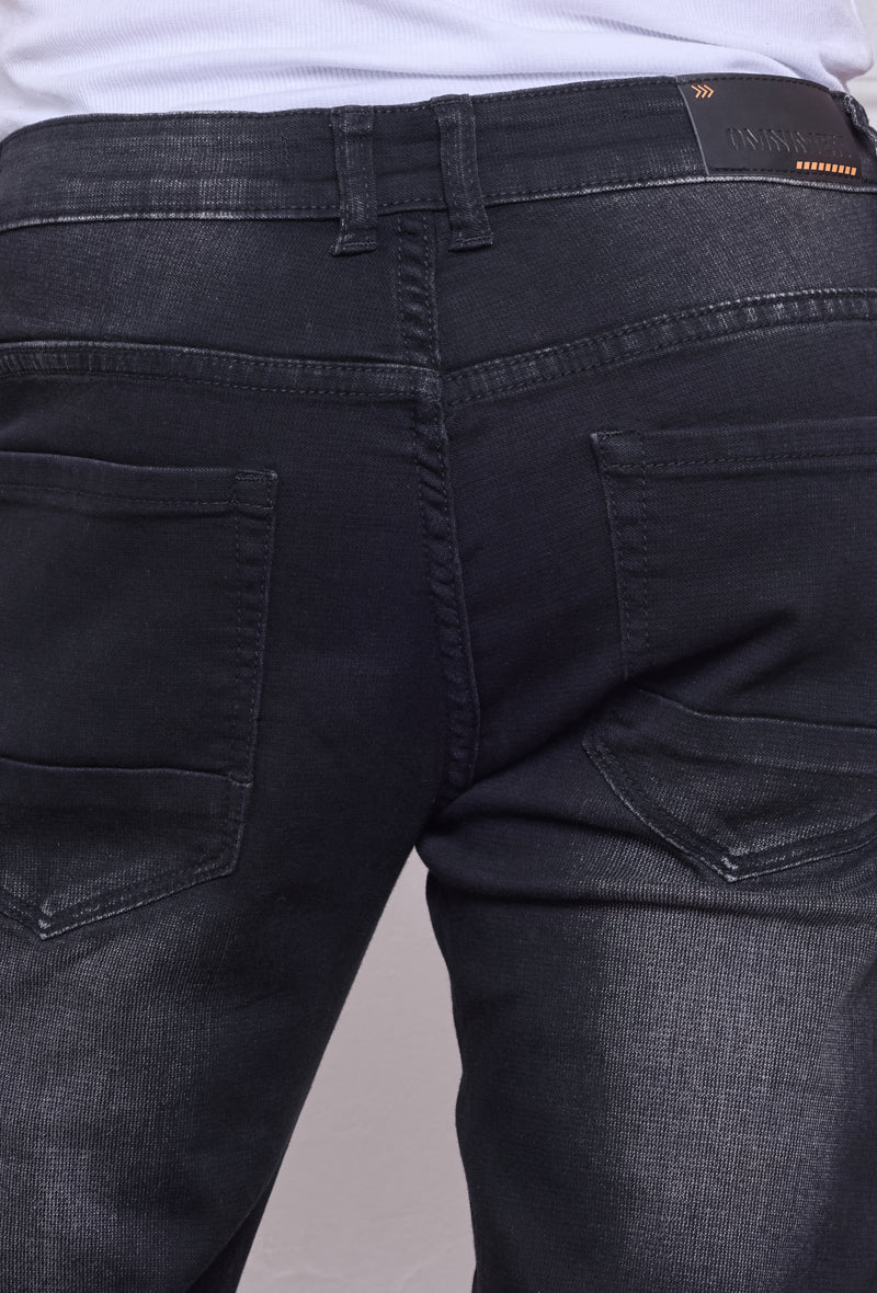 Jeans  Régular - Noir délavé M277