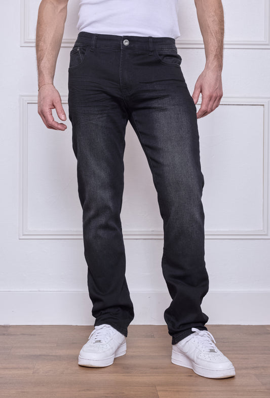 Jeans  Régular - Noir délavé M277