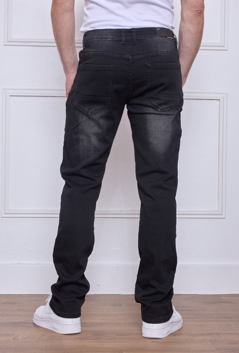 Jeans  Régular - Noir délavé M277