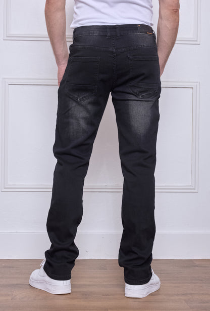 Jeans  Régular - Noir délavé M277