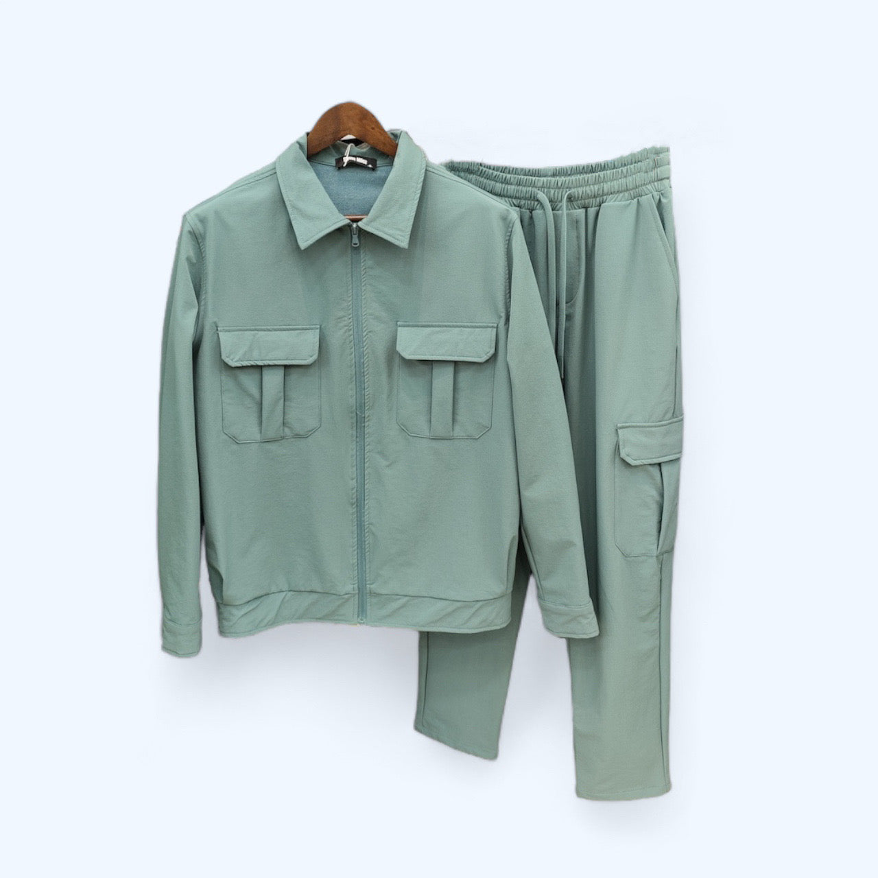 Ensemble Veste et Pantalon Cargo de Couleur