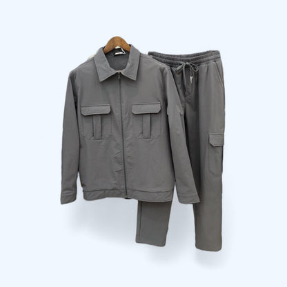 Ensemble Veste et Pantalon Cargo de Couleur